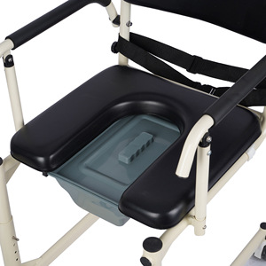 Chaise d'hôpital avec siège commode pour personnes âgées et femmes enceintes, chaise de toilette portable - Product Image 2