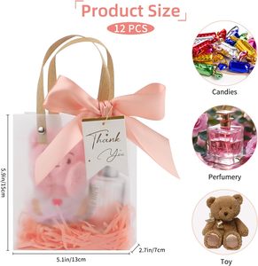 Ladies High-grade Pvc Material Transparent pp Frosted <b>Plastic</b> Shopping <b>Tote</b> Bag - Product Image 2