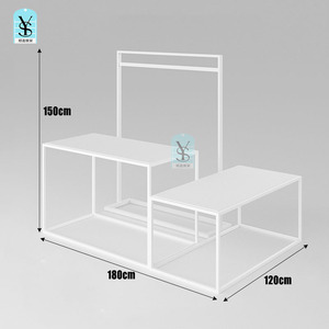 Toko ritel pakaian rak pajangan garmen rak baju desain Interior furnitur toko pakaian - Product Image 5