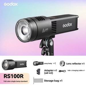 Luz de <span class=keywords><strong>Cine</strong></span> Godox RS100bi RS100r, Luz de Relleno a Todo Color de 100W, Portátil para Fotografía y Grabación, Hecho en China - Product Image 2