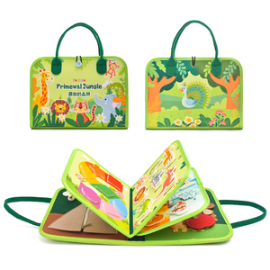 Venta al por mayor de tableros de actividades personalizados para niños, para el entrenamiento de la motricidad fina, con formas, colores, números y alfabeto. - Product Image 4