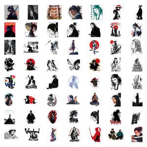 55PCS Cool <span class=keywords><strong>manga</strong></span> japonais guerrier Vagabond autocollant - Product Image 2