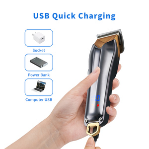 Mới Chuyên Nghiệp Tóc Clipper Thợ Cắt Tóc Người Đàn Ông Điện Máy Cạo Râu Không Dây Tóc Cắt Máy - Product Image 3