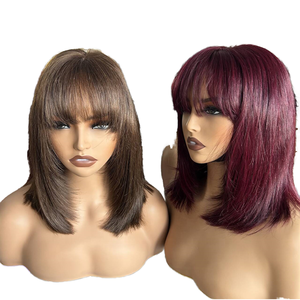 <span class=keywords><strong>ELI</strong></span> Perruque Lace Front Wig naturelle brésilienne vierge Remy transparente style Yaki pour dentelle sans colle pour femmes européennes et américaines - Product Image 1