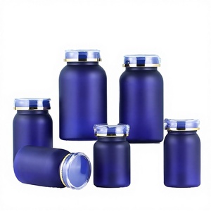 Customized Factory Food Grade 80cc 150cc 225cc 275cc PET Screw Cap <b>Liquid</b> Pill Candy Tablets <b>Vitamin</b> Frosted Medicine Plastic - Product Image 3