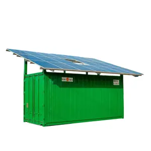 solar power automated dark climate control cooling machine mushroom growing room equipment