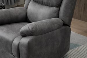 Sillón reclinable Sofá eléctrico PU PVC Tela Suave Sala de estar <span class=keywords><strong>Relax</strong></span> Silla de masaje - Product Image 3