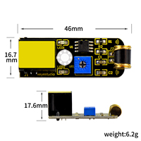 Modul Sensor Getaran Keyestudio dengan Potensiometer Sensitivitas yang Dapat Disesuaikan dan Mudah Dipasang
