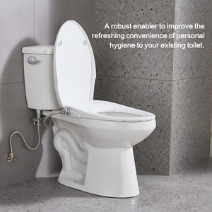 Funda de Asiento de Inodoro de PVC Lavable y Suave con Color Sólido para Baño - Product Image 6
