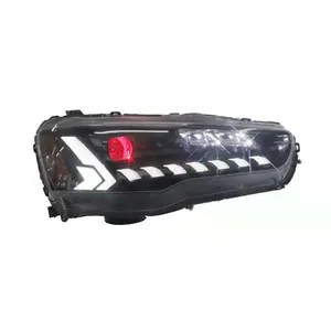 Lampu depan LED untuk mobil, lampu depan LED TUNING 4X4 untuk MITSUBISHI LANCER EVO X 2008-2017