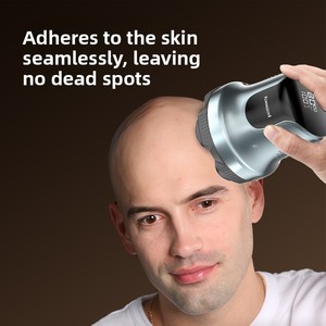 6D Magnetic Electric <b>Head</b> Shaver for Bald Men IPX6 Waterproof Wet/Dry <b>Razor</b> LED Display Detachable <b>Heads</b> Household Use - Product Image 3