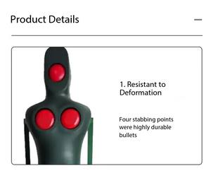 Cible de <span class=keywords><strong>Mannequin</strong></span> tactique Rip-Stop Red-Core robuste et accessoires de chasse de tir résistants à la boue - Product Image 5