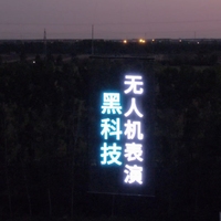 Écran LED volant monté sur drone, affichage flexible en maille, module souple pour la publicité aérienne en extérieur, bannière LED