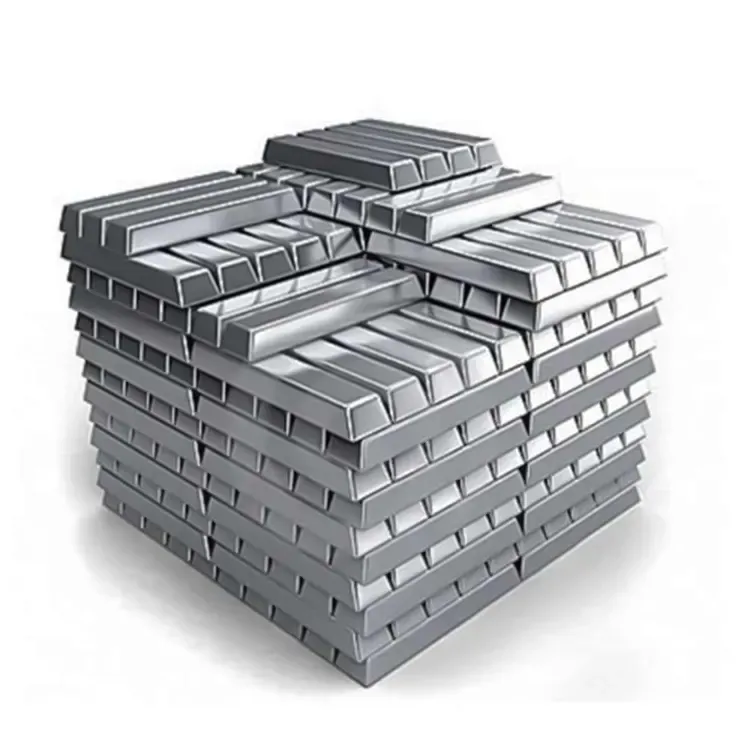 Penjualan laris Ingot aluminium murah kemurnian tinggi 99.7% 99.9%