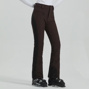 26 Nouveaux Pantalons de <span class=keywords><strong>Ski</strong></span> Hiver Femme Grande Taille Double Board Extérieur Chaud <span class=keywords><strong>Slim</strong></span> Coupe-Vent Imperméable Extensible 100% Chauffant avec Fermeture Éclair - Product Image 5