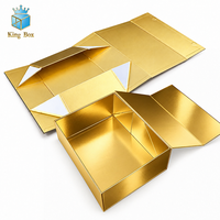 Boîte cadeau magnétique pliable de luxe pour vêtements, chemises et présentoirs de vente au détail haut de gamme en gros