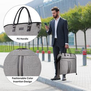 Free Sample Wholesale Foldable Non-Woven Mens Suit Garment Bag Fancy <b>Cover</b> for Storage and Display Clear Window Access <b>Clothes</b> - Product Image 4
