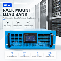 Banco de carga de 8kW y 19 pulgadas para montaje en rack para sistema de prueba de energía de respaldo UPS en centros de datos