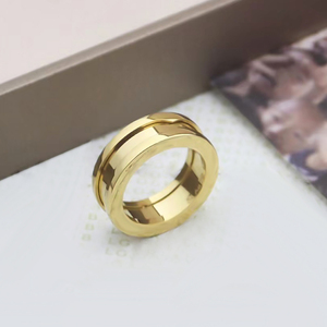 <span class=keywords><strong>Anello</strong></span> di Lusso da Donna con Design Cilindrico e Fascia Sottile, Gioiello di Marca alla Moda, Idea Regalo - Product Image 3
