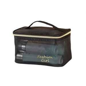 New Arrival Large Capacity Mesh Washing Storage Transparent <strong>Bag</strong> Travel 5 Piece Set <strong>Cosmetic</strong> <strong>Bags</strong> - Product Image 1