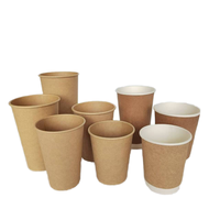 Boîtes à Frites Jetables en Papier Kraft pour Emballage Alimentaire, Gobelets et Bols en Carton Imprimés