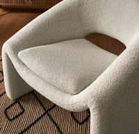 Fauteuil design simple de style italien moderne Fauteuil de canapé élégant adapté au salon Chaise de détente