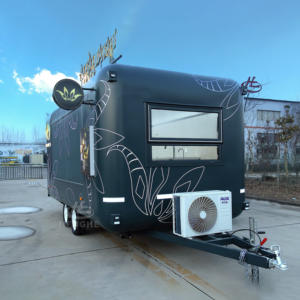 Remorque <span class=keywords><strong>Bar</strong></span> Mobile Blanche, Chariot à Café, Chariot à Desserts, Camion de Restauration, Remorque de Vente Ambulante de <span class=keywords><strong>Bière</strong></span> et Boissons, Camion de Restauration Rapide Entièrement Équipé - Product Image 4