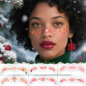 Commercio all'ingrosso di natale decorazione di trucco lentiggini patch temporaneo Flash <span class=keywords><strong>tatuaggio</strong></span> adesivi faccia del <span class=keywords><strong>tatuaggio</strong></span> per <span class=keywords><strong>albero</strong></span> di natale - Product Image 5
