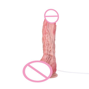 Pene simulado de artesanía de doble capa con ventosa, juguete para adultos, experiencia: pene realista - Product Image 3