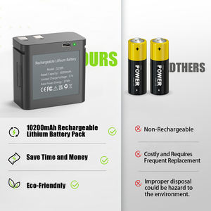 Batterie au lithium rechargeable Spypoint LIT-10 10500mAh 3.7V Gris Compatible avec la <span class=keywords><strong>caméra</strong></span> <span class=keywords><strong>de</strong></span> <span class=keywords><strong>chasse</strong></span> LM2/Cell-<span class=keywords><strong>Link</strong></span> 2 packs - Product Image 2