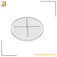 Crosshair Reticle Plate for Optical Comparator Profile Projector Measurement Reference and Precision Inspection Target Use