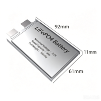 Batteries au lithium LiFePO4 en pochette 100C 3.2V 4Ah, directement de l'usine, pour démarrage automobile, moto, avion, drone FPV