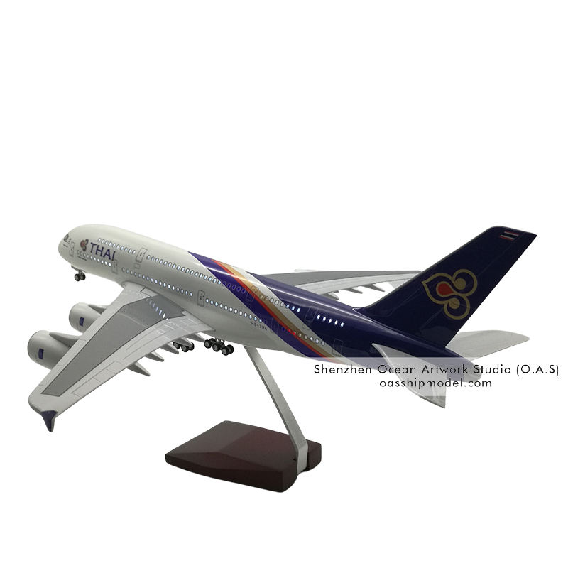 380 Thai Airways Aircraft Model
