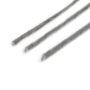 Rotolo di 10 metri di EMUCA per spazzola autoadesiva antipolvere guarnizione in grigio alta 17mm per 7089521 di porte e finestre - Product Image 3