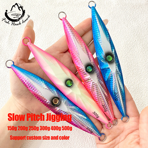 เหยื่อจิ๊กโลหะเรืองแสง VIP สำหรับ<span class=keywords><strong>ตก</strong></span><span class=keywords><strong>ปลา</strong></span>ทะเลน้ำเค็ม น้ำหนัก 150 กรัม 200 กรัม 250 กรัม 300 กรัม 400 กรัม 500 กรัม - Product Image 3