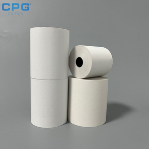 Rouleaux de papier thermique pour reçus de caisse, sans BPA, 57x50mm, 70g/m², pour supermarchés et caisses express, archivage longue durée, vente en gros en vrac - Product Image 1