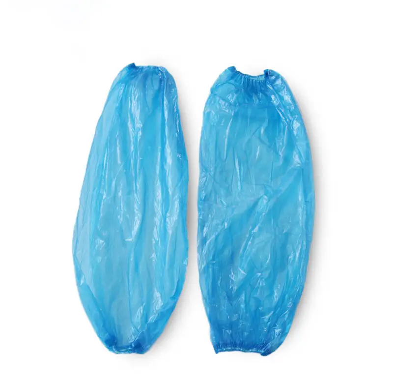 Plastic disposable oversleeve ldpe pe sleeve cover with strong elastic