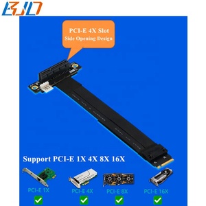 محول <span class=keywords><strong>M</strong></span>.2 NGFF Key-<span class=keywords><strong>M</strong></span> إلى فتحة PCI-E 3.0 4X بزاوية 90 درجة + كابل تمديد عالي السرعة 10-100 سم - Product Image 4