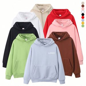 Sweat à capuche oversize personnalisé en molleton bouclette pour homme, 60% coton 40% polyester, 500 g/m², impression sérigraphique en relief et broderie pour l'automne - Product Image 5