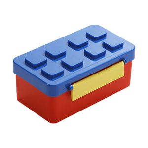 Leak Proof Lunch Box Kids Stackable Lunch Box Salad Box Oxford Block Brick Design for Kids Picnic Travel - Product Image 2