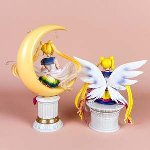 Figura Decorativa de <span class=keywords><strong>Chica</strong></span> Bonita de Dibujos Animados Kawaii, Figura de Acción de <span class=keywords><strong>Anime</strong></span> Sailor Moon, Tsukino Usagi - Product Image 3