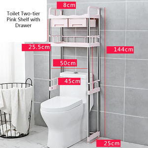 Multifunctional Multi-layer Metal <strong>Bathroom</strong> <strong>Shelf</strong> Toilet Restroom Floor Toilet Rack <strong>Stand</strong> <strong>Free</strong> Washbasin Storage <strong>Shelf</strong> - Product Image 3