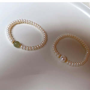 Brazalete Barroco para Mujer de Uso Diario, Brazalete de Perlas Naturales de Agua Dulce - Product Image 2