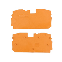 2016-1292 Nuovissima Piastra Finale e Intermedia Originale Tedesca in Stock, Spessore 1 mm, Tipo Snap-on Arancione 2016-1292
