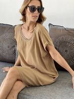 Maxi-Kleid hochelastisch gestrickt Damen Bauchtonkontrolle eingebautes Shapewear-Kleid Shot-Arm Midi langes Bodycon-Kleid