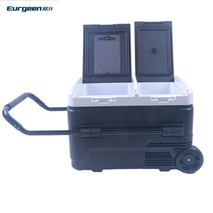 Logotipo personalizable coche portátil <span class=keywords><strong>Frin</strong></span> batería solar compresor tipo ABS y material plástico Refrirator caja de refrigeración - Product Image 1