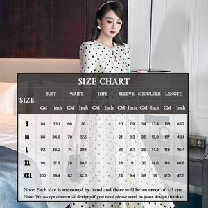 ZYHT 21777 con colletto di perle abiti Vintage a <span class=keywords><strong>pois</strong></span> da donna estate elegante <span class=keywords><strong>abito</strong></span> da festa Midi a manica corta - Product Image 5