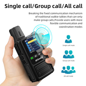 Binqi BQ-360EU 4G <span class=keywords><strong>Walkie</strong></span> Talkie với GPS tầm xa 5000km LTE hai chiều đài phát thanh không dây mini Sim toàn cầu PTT nhóm nói chuyện liên lạc - Product Image 4