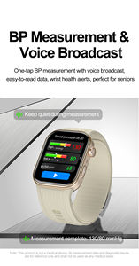 Nouvelle montre connectée S191 carrée AMOLED avec pompe à air au poignet, mesure de <span class=keywords><strong>la</strong></span> pression artérielle par airbag, ECG électrocardiogramme 2026 - Product Image 2