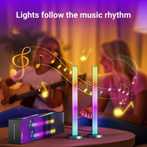 Modern Style Multicolor Smart Lighting Bars LED Light Source Bedroom <b>Gaming</b> Table Music Rhythm Pickup for Room - Product Image 5